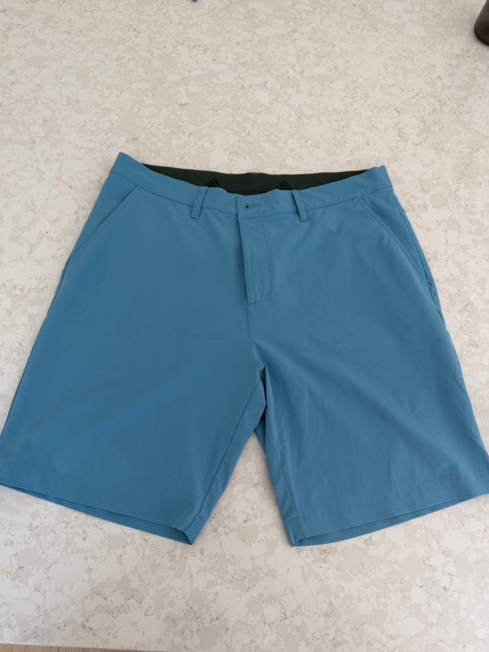 Men's Adidas Blue Golf Shorts